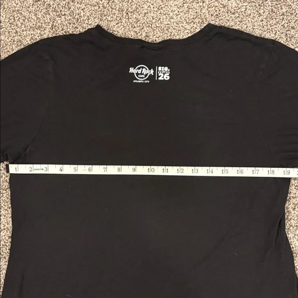 Bon Jovi Limited Edition Sword Heart Logo Hard Rock Cafe Black Tee Size L - Picture 5 of 8